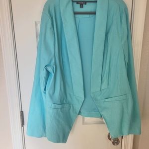 Torrid light blue blazer